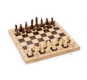 Jeujura Šach v drevenom skladacom boxe